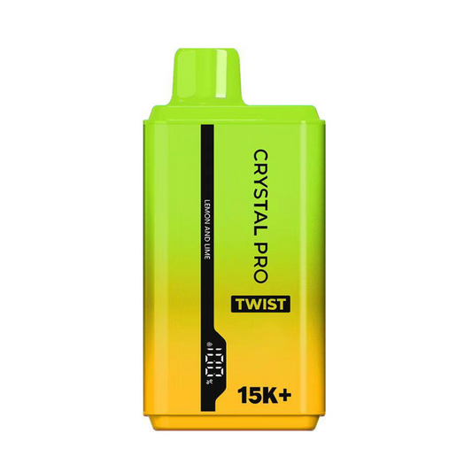 Crystal Pro Twist 15000 - Lemon and Lime - Pack Of 2