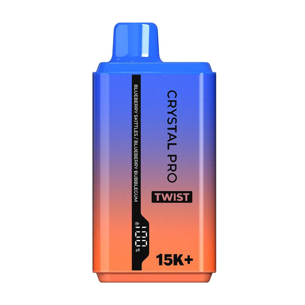 Crystal Pro Twist 15000 - Blueberry Skittles / Blueberry Bubblegum